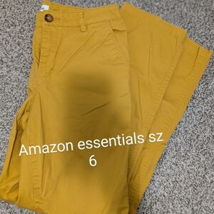 Womans Mustard Chinos